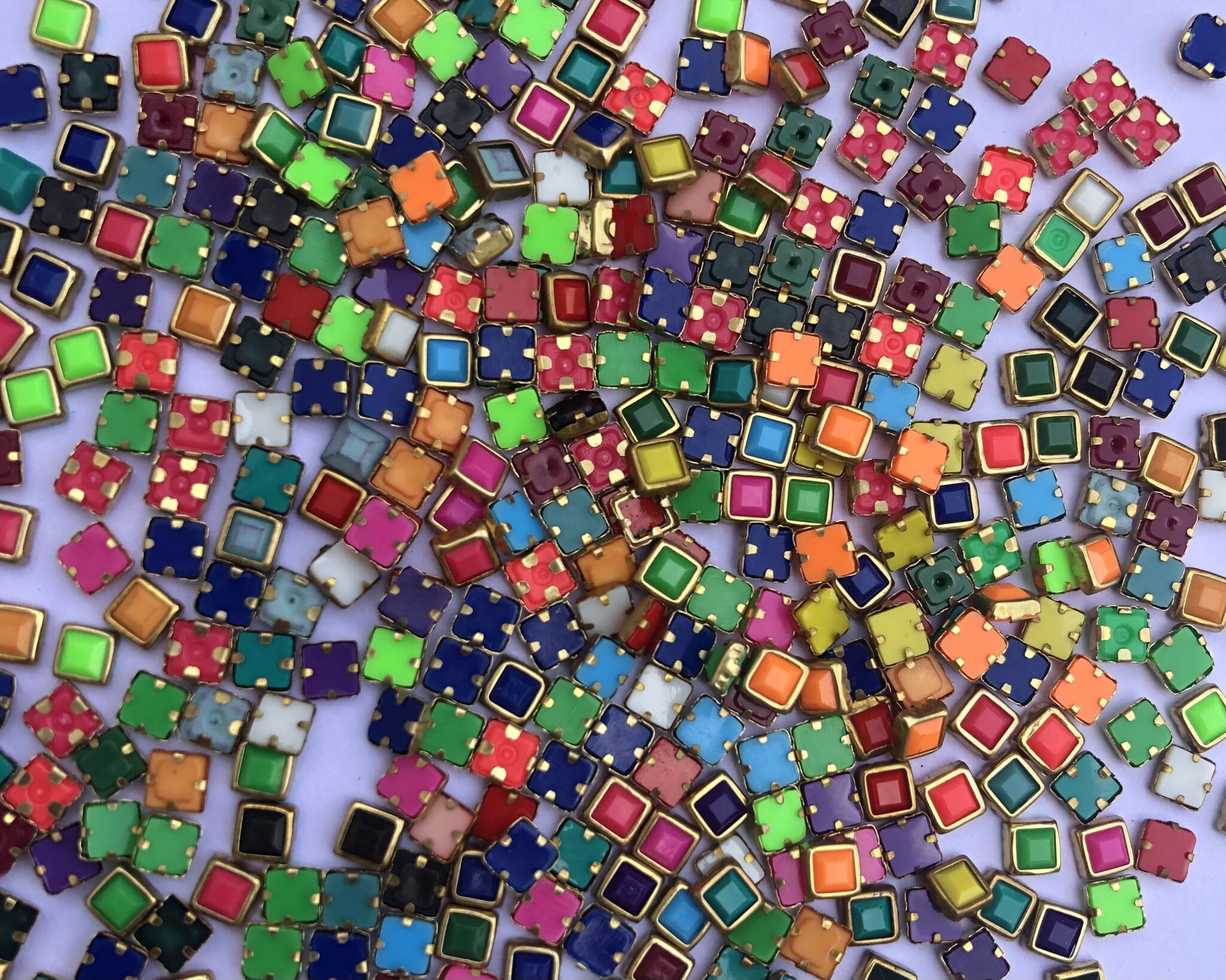 4*4 Square Kundan Matte