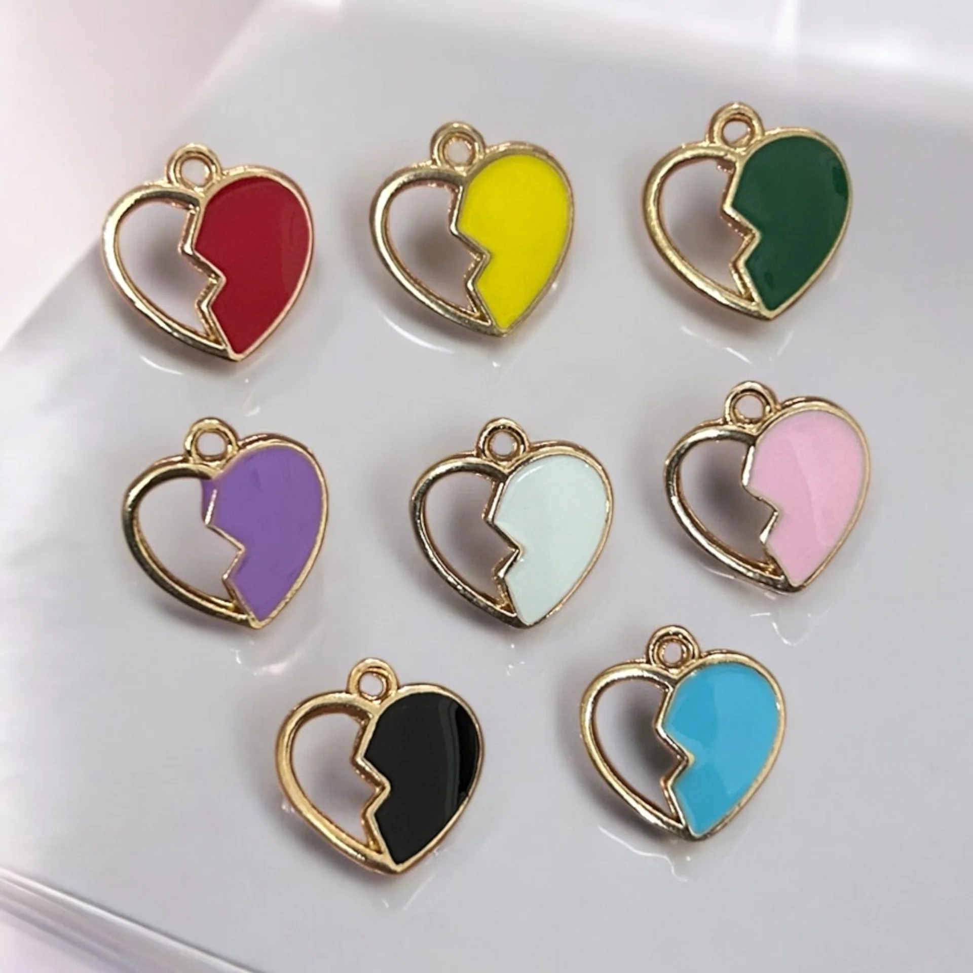 Broken Heart Charms